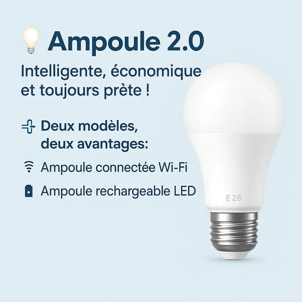 Ampoule LED Connectée Bluetooth E14 Otio 5W 400Lm - Blanc, Smart Light Facile à Utiliser
