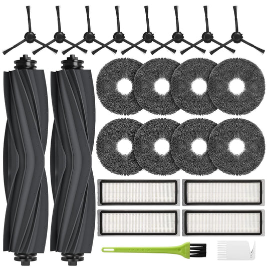 pièces de rechange Dreame L10 Prime / L10s Plus / L10s Pro Gen 2 / L10s Ultra/Xiaomi X20 Plus / X10+2 brosses principales 8 serpillères de nettoyage 4 filtres 8 brosses latéralesh - Cpourtoi.Net