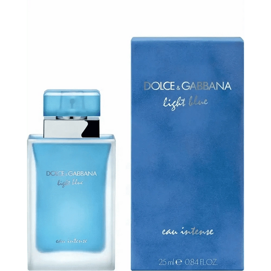 Dolce & Gabbana Light Blue Eau Intense 25 ml - Eau de Parfum, Senteur Fraîche - Cpourtoi.Net
