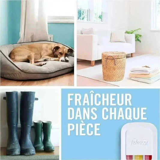 Febreze Recharge Électrique Coton Frais - Fraîcheur Durable, Odeurs Réduites - Cpourtoi.Net