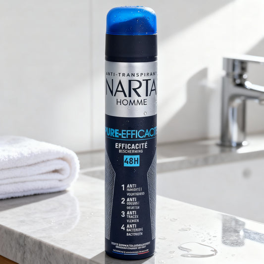 NARTA HOMME PURE-EFFICACITÉ 48H - Déodorant Anti-Transpirant - Cpourtoi.Net