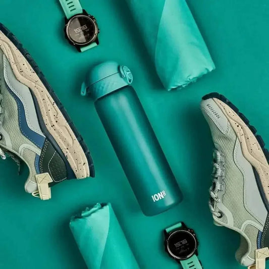 Ion8 Gourde Slim Teal - Bouteille d'eau Réutilisable et Anti-Fuite - Cpourtoi.Net