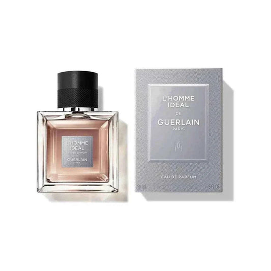 GUERLAIN L'HOMME IDEAL EDP 50 ML - Eau de Parfum, Fragrance Boisée - Cpourtoi.Net