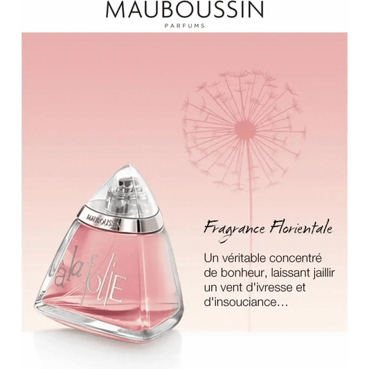Mauboussin à la Folie 100ml - Eau de Parfum aux Notes Florales, Fragrance - Cpourtoi.Net
