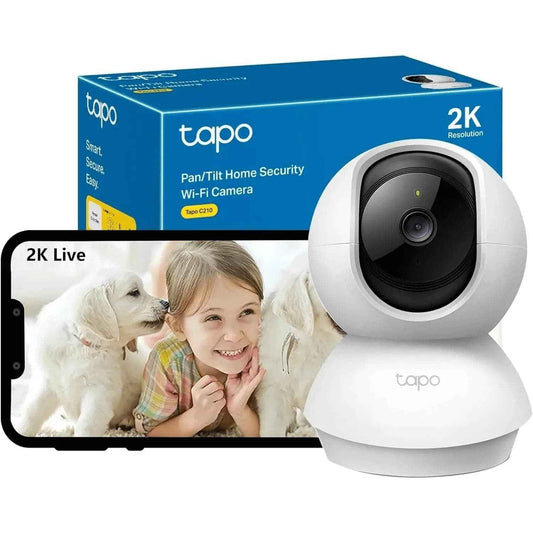 Tapo Caméra C210 WiFi 2K - Détection Fiable, Vision 360 - Cpourtoi.Net