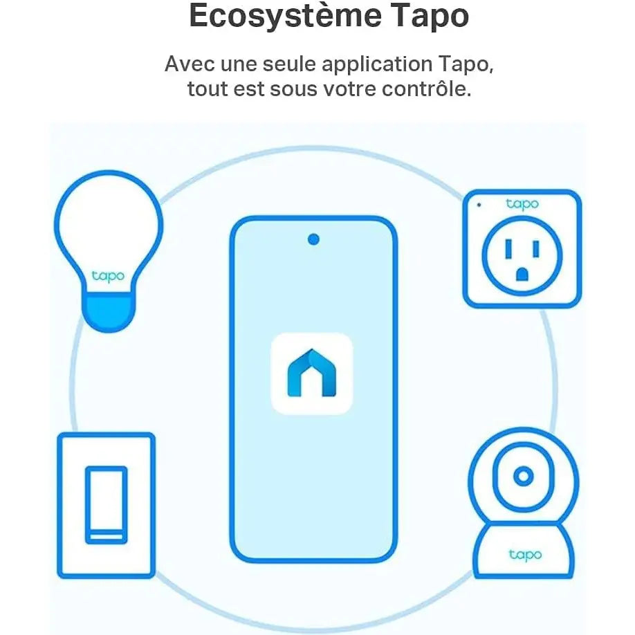 Tapo Prise WiFi P100 (Pack de 2) – Commande vocale & Économies d’énergie - Cpourtoi.Net
