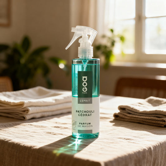 GOA Patchouli Cédrat Vaporisateur - Ambiance Douce, Fraîche - Cpourtoi.Net