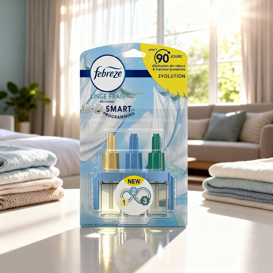 Febreze Linge Frais Recharge 20 ML - Élimine les Odeurs, Fraîcheur Durable - Cpourtoi.Net