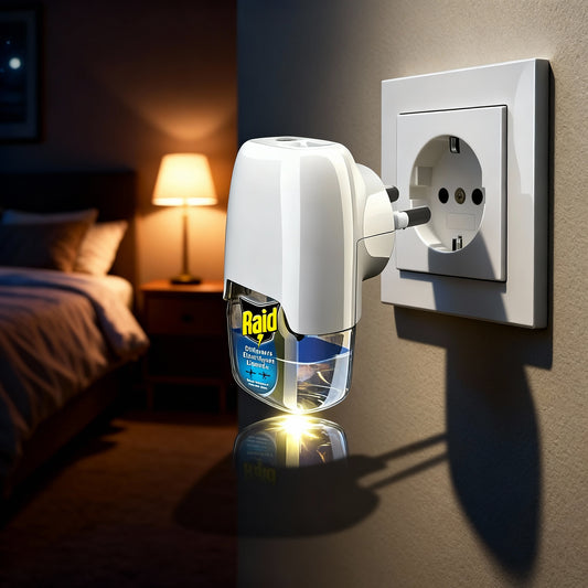 Mega pack trio Raid Diffuseur Moustiques - Protection Nuit, Confort Famille - Cpourtoi.Net