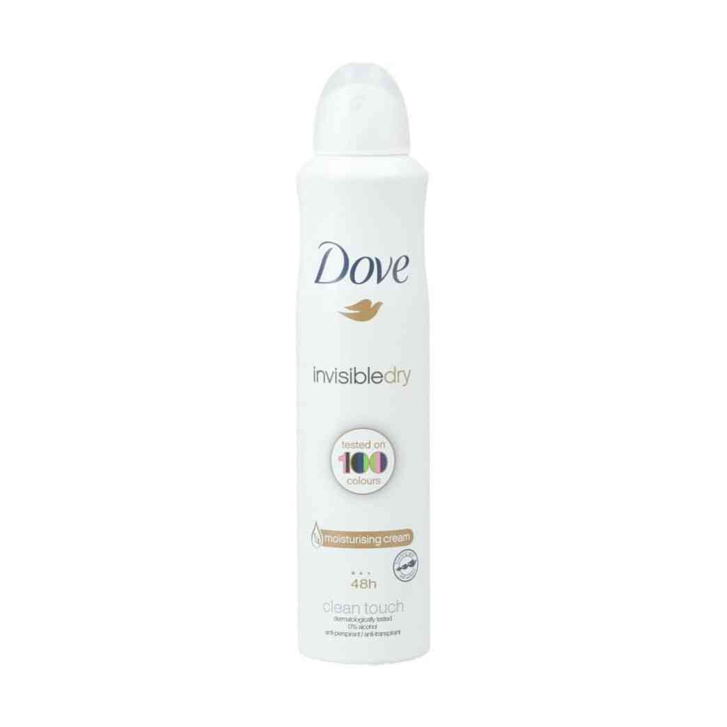 Déodorant DOVE  insible dry 100 colors tested 250 ML - Cpourtoi.Net
