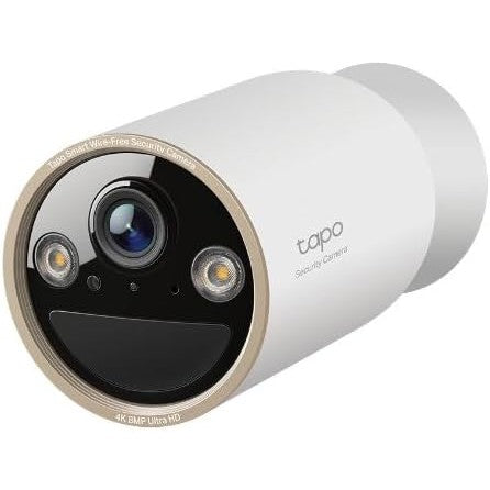 Tapo C460 Caméra de Surveillance Extérieure 4K 8MP, Batterie, Vision Nocturne Couleur Starlight, Wi-FI Dual-Band, Base Magnétique, Détection AI Gratuite, Batterie 10000mAh