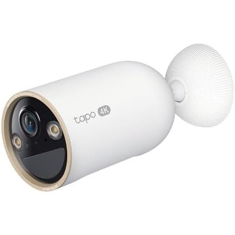 Tapo C460 Caméra de Surveillance Extérieure 4K 8MP, Batterie, Vision Nocturne Couleur Starlight, Wi-FI Dual-Band, Base Magnétique, Détection AI Gratuite, Batterie 10000mAh