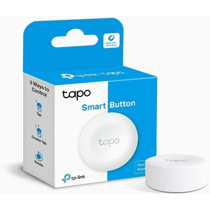 Tapo Tapo S200B Smart Switch, Smart Actions, Smart Device Control with Button, One-Click Alarm, Compatible with Alexa and Google Home, Tapo Hub Required
