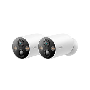 Tapo 2.5K 4MP Caméra Surveillance WiFi Extérieure sans Fil avec Panneau Solaire Batterie 10 000mAh, Autonomie de 300j,