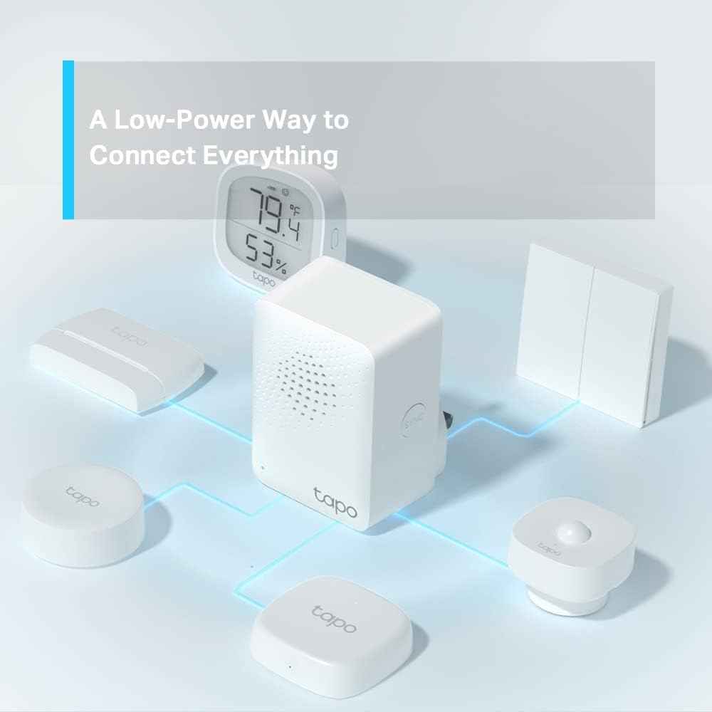 Tapo Interrupteur connecté Tapo S200B avec Hub, actions intelligentes, contrôle des appareils intelligents avec bouton, alarme en un clic, compatible avec Alexa et Google Home