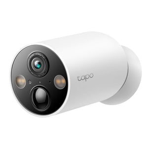Tapo 2.5K 4MP Caméra Surveillance WiFi Extérieure sans Fil avec Panneau Solaire Batterie 10 000mAh, Autonomie de 300j,