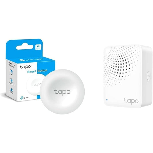 Tapo Interrupteur connecté Tapo S200B avec Hub, actions intelligentes, contrôle des appareils intelligents avec bouton, alarme en un clic, compatible avec Alexa et Google Home