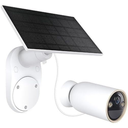 Tapo C460 KIT Caméra de Surveillance Extérieure 4K 8MP avec Panneau Solaire, Vision Nocturne Couleur Starlight, Wi-FI Dual-Band, Base Magnétique, Détection AI Gratuite, Batterie 10000mAh