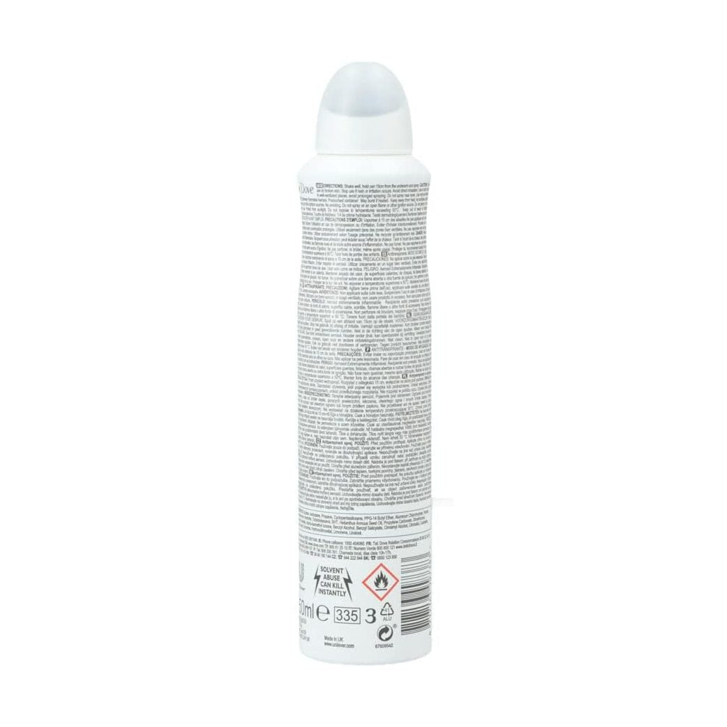 Déodorant DOVE  insible dry 100 colors tested 250 ML - Cpourtoi.Net