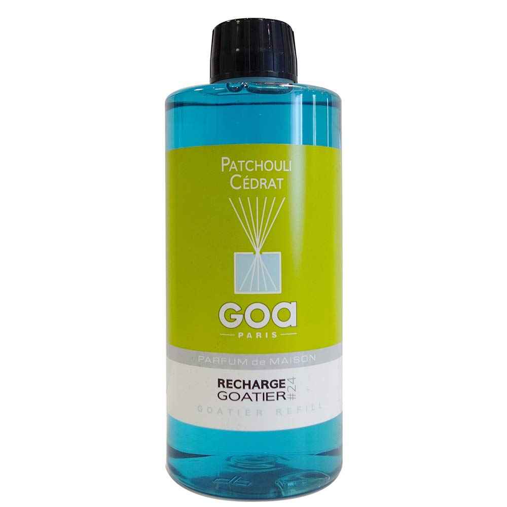 GOA recharge patchouli cédrat 500 ML - Cpourtoi.Net