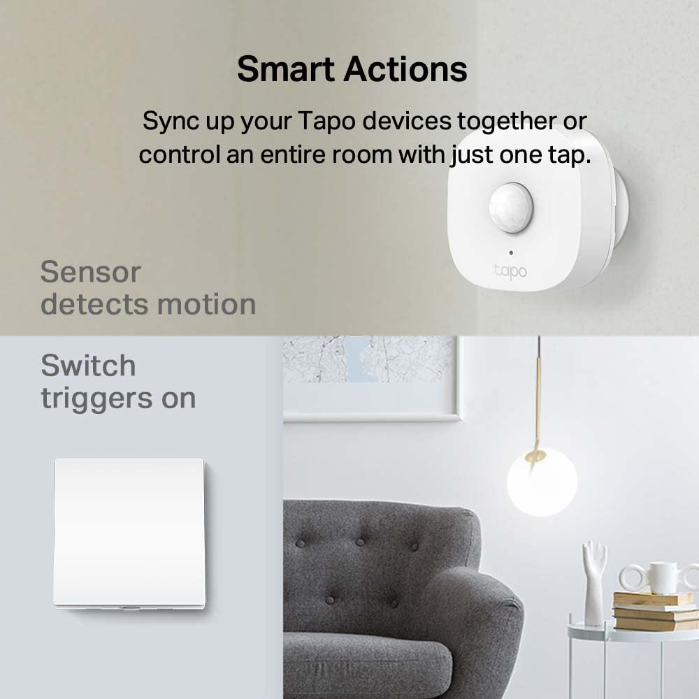Tapo T315 Thermomètre de pièce intelligent, hygromètre, thermomètre d'intérieur ambiant, capteur d'humidité, moniteur de température ambiante, affichage E-ink de 2,7", notifications en temps réel