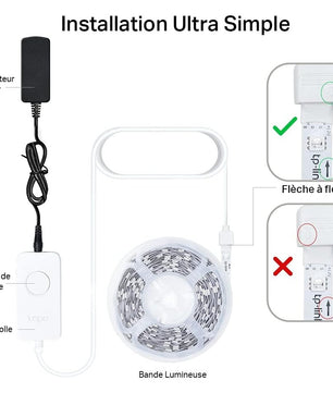 Tapo WiFi RGB Connected LED Strip 5 m, Multi-coloured LED Strip Bedroom, High Brightness and Durable, Control via WiFi App, Voice Control, Compatible with Alexa and Google Home, Tapo L900-5