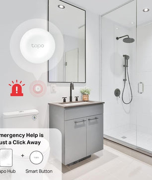 Tapo Tapo S200B Smart Switch, Smart Actions, Smart Device Control with Button, One-Click Alarm, Compatible with Alexa and Google Home, Tapo Hub Required