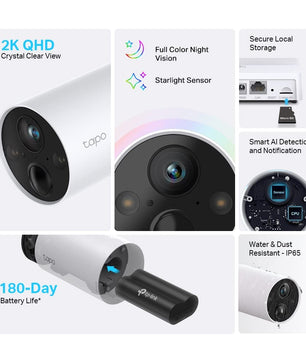 Tapo C425 KIT | Caméra de Surveillance WiFi Solaire - Vision Nocturne Extérieure - Cpourtoi.Net