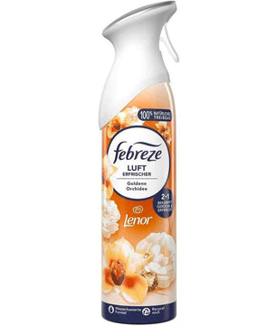 Febreze Déodorant spray orchidée dorée, 6 x 185 ml, 2 en 1, anti-odeur et fraîcheur