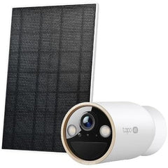 Tapo C460 KIT Caméra de Surveillance Extérieure 4K 8MP avec Panneau Solaire, Vision Nocturne Couleur Starlight, Wi-FI Dual-Band, Base Magnétique, Détection AI Gratuite, Batterie 10000mAh