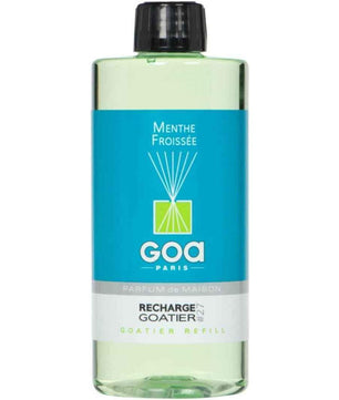 GOA Recharge Menthe Froissée 500 ML - Diffuseur d'Ambiance, Parfum d'Intérieur - Cpourtoi.Net