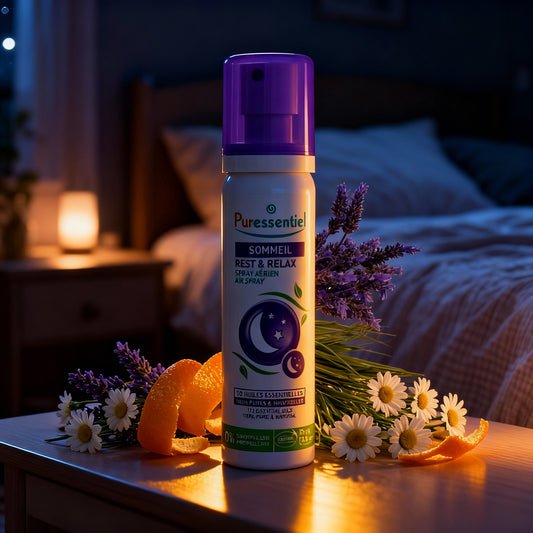Puressentiel - Spray Aérien Sommeil et Détente aux 12 Huiles Essentielles - Cpourtoi.Net