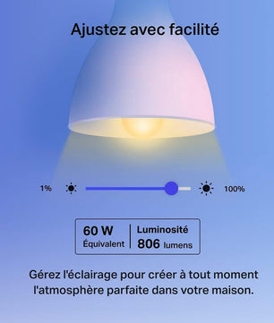 Tapo WiFi Connected Bulb, E27 LED Bulb, Multi-Colour, 2500K-6500K, Dimmable 8.7W 806Lm, Compatible with Alexa and Google Home, Voice Control, Energy Saving, Tapo L530E (2-Pack)
