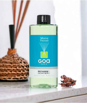 GOA Recharge Menthe Froissée 500 ML - Diffuseur d'Ambiance, Parfum d'Intérieur - Cpourtoi.Net
