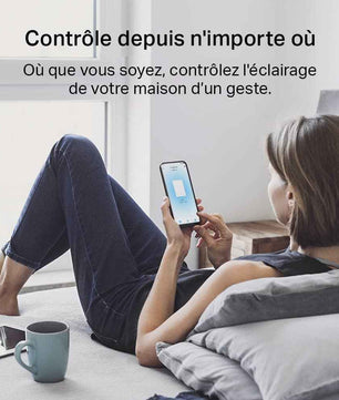 Contrôle à distance de l'éclairage avec l'interrupteur Tapo S210 Alexa - Connecté et Sans Fil, depuis un smartphone, idéal pour la domotique.