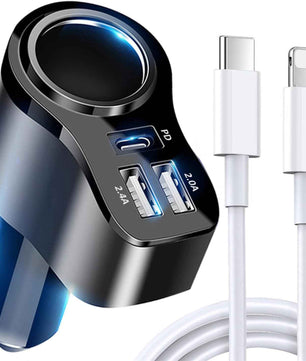 Chargeur rapide Allume Cigare USB 48W - Adaptateur USB, chargeur de voiture - Cpourtoi.Net