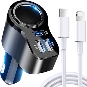Chargeur rapide  telephone de voiture Allume Cigare USB,48W USB