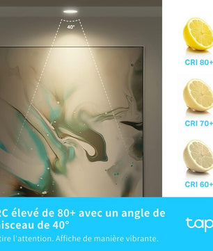 Tapo Ampoule L510 E WiFi , E27 LED lumière, blanc chaud, 2700K, Dimmable 8.7W 806Lm, Compatible avec Alexa et Google Home,