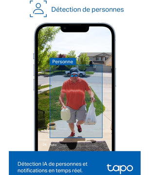 Tapo C410 2K (3MP) Caméra de Surveillance WiFi Extérieure sans Fil Solaire - Cpourtoi.Net