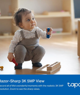 Tapo C220 2.5K Caméra de Surveillance WiFi intérieure 360° avec Détection Humaine AI - Cpourtoi.Net