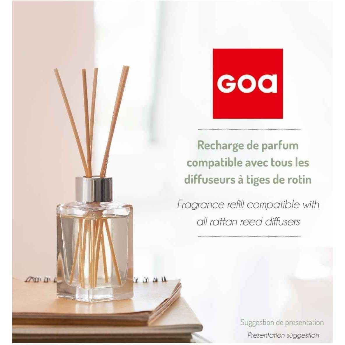 Recharge de parfum Cerisier en Fleurs - Goa 250ml + 1 pack rotin