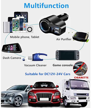 Chargeur rapide Allume Cigare USB 48W - Adaptateur USB, chargeur de voiture - Cpourtoi.Net