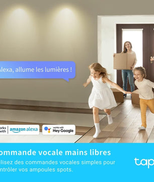 Tapo Ampoule L510 E WiFi , E27 LED lumière, blanc chaud, 2700K, Dimmable 8.7W 806Lm, Compatible avec Alexa et Google Home,