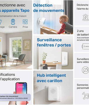 Tapo T30 KIT Motion Sensor for Window and Door