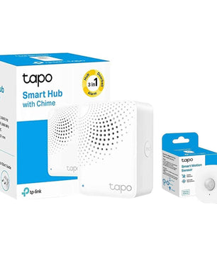 Tapo Détecteur de mouvement intelligent Tapo T100 avec Hub, capteur de mouvement intelligent, détection longue portée (120°, 7 m), lumière activée par le mouvement, alertes instantanées