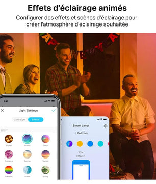 Tapo Ruban LED Connecté WiFi RGBIC 5m, Bande LED Chambre Multicolore, Haute Luminosité et Durable, Contrôle de segment, 16 millions de couleurs, Compatible avec Alexa et Google Home, Tapo L920-5