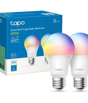 Tapo WiFi Connected Bulb, E27 LED Bulb, Multi-Colour, 2500K-6500K, Dimmable 8.7W 806Lm, Compatible with Alexa and Google Home, Voice Control, Energy Saving, Tapo L530E (2-Pack)