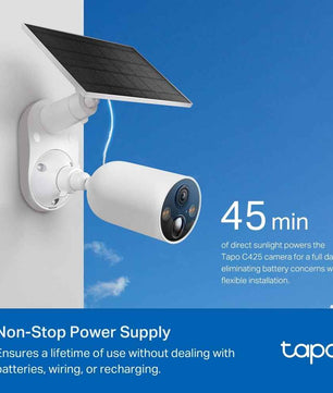 Tapo C425 KIT | Caméra de Surveillance WiFi Solaire - Vision Nocturne Extérieure - Cpourtoi.Net