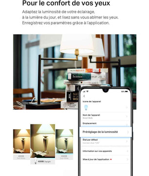 Tapo WiFi Smart Bulb, E27 LED Bulb, White, 4000K, Dimmable 8W 806Lm, Compatible with Alexa and Google Home, Voice Control, Energy Saving, Tapo L520E
