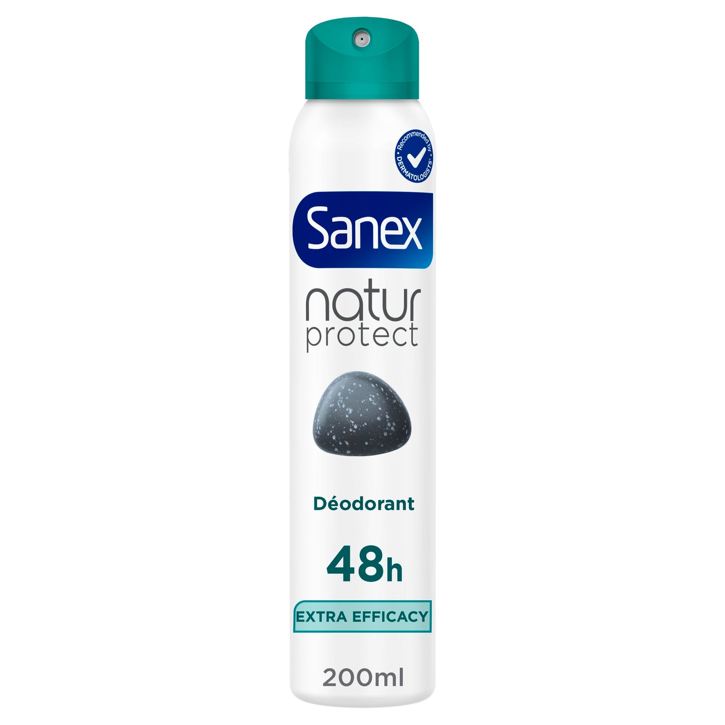 SANEX -Déodorant spray Natur Protect Pierre d’Alun Extra Efficacy 48 h - protège contre les odeurs pendant 48 heures - testé sous contrôle dermatologique - ne contient pas d’alcool* - 6 x 200ml